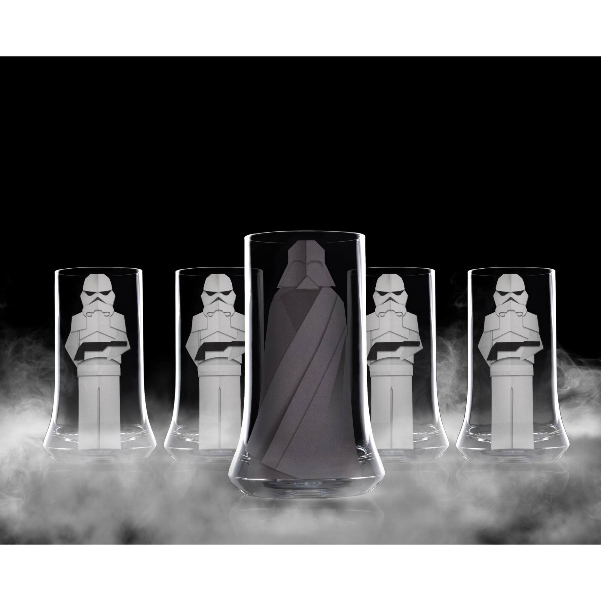 JoyJolt® Star Wars™ 18.5oz. Beware Of the Dark Side Tall Drinking Glasses, 2ct.